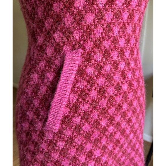 Zara Bloggers Favorite Knit Checkered Sweater Dress, Size Small - Picture 7 of 11